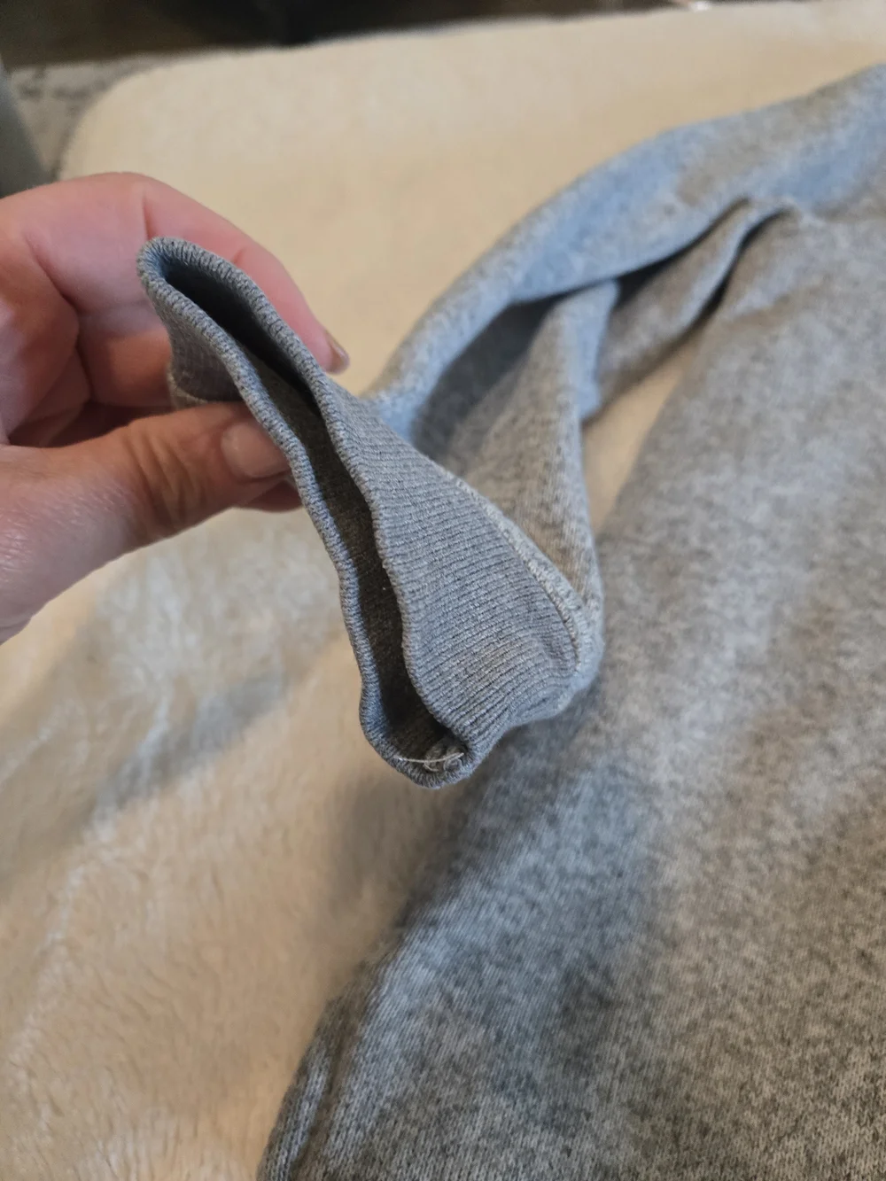 OshKosh B'gosh Light Gray Funnel Button-Accent Sweater